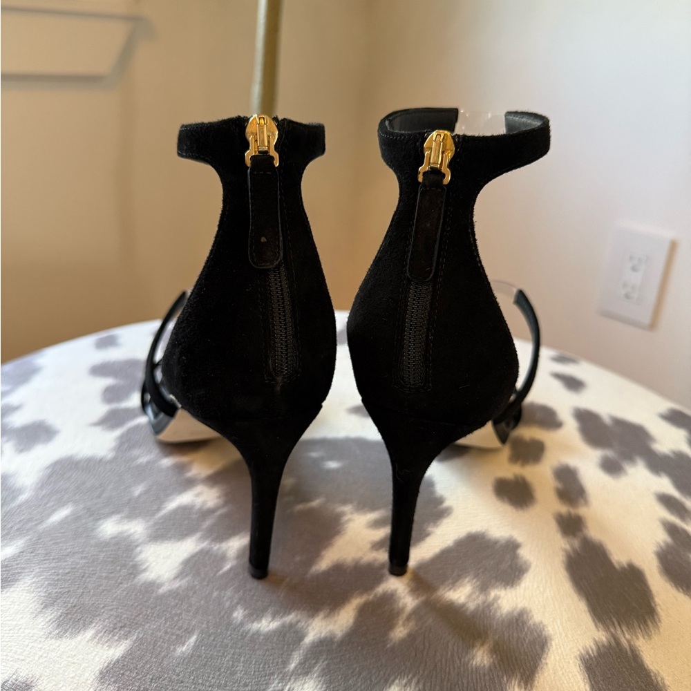 Tamara Mellon Elegant Black Strappy Heels - Picture 2 of 3